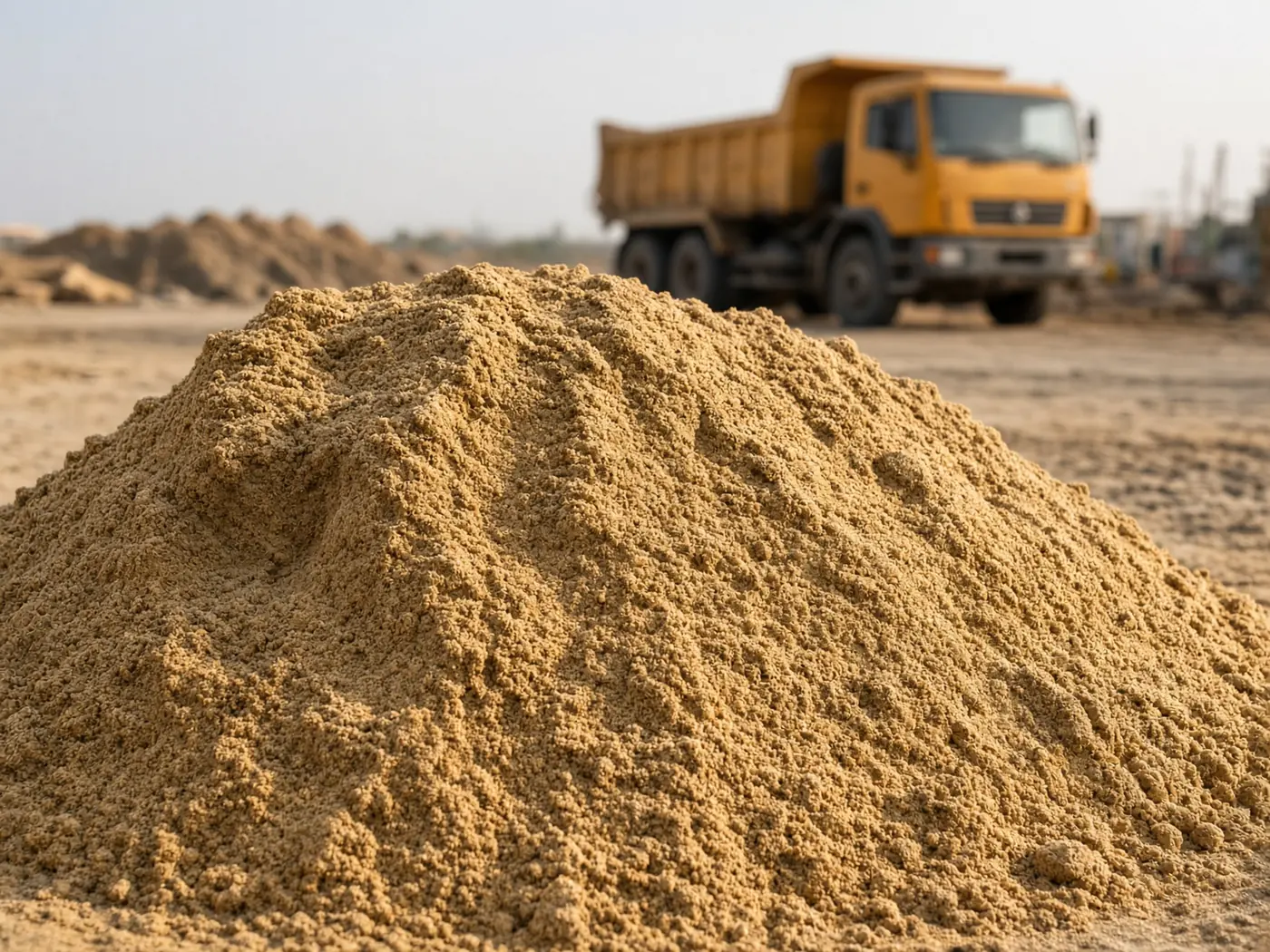 Areia para obra